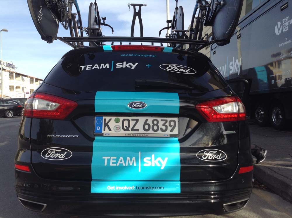 No more special number plates for Team Sky