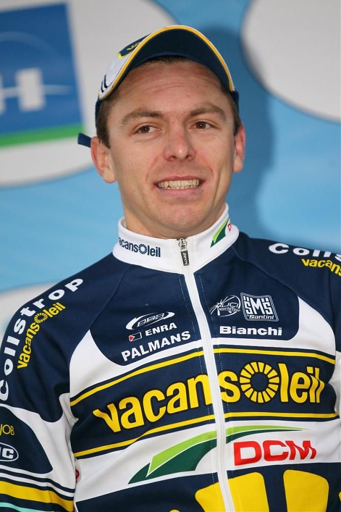 Kris Boeckmans (Vacansoleil) won the sprint for second