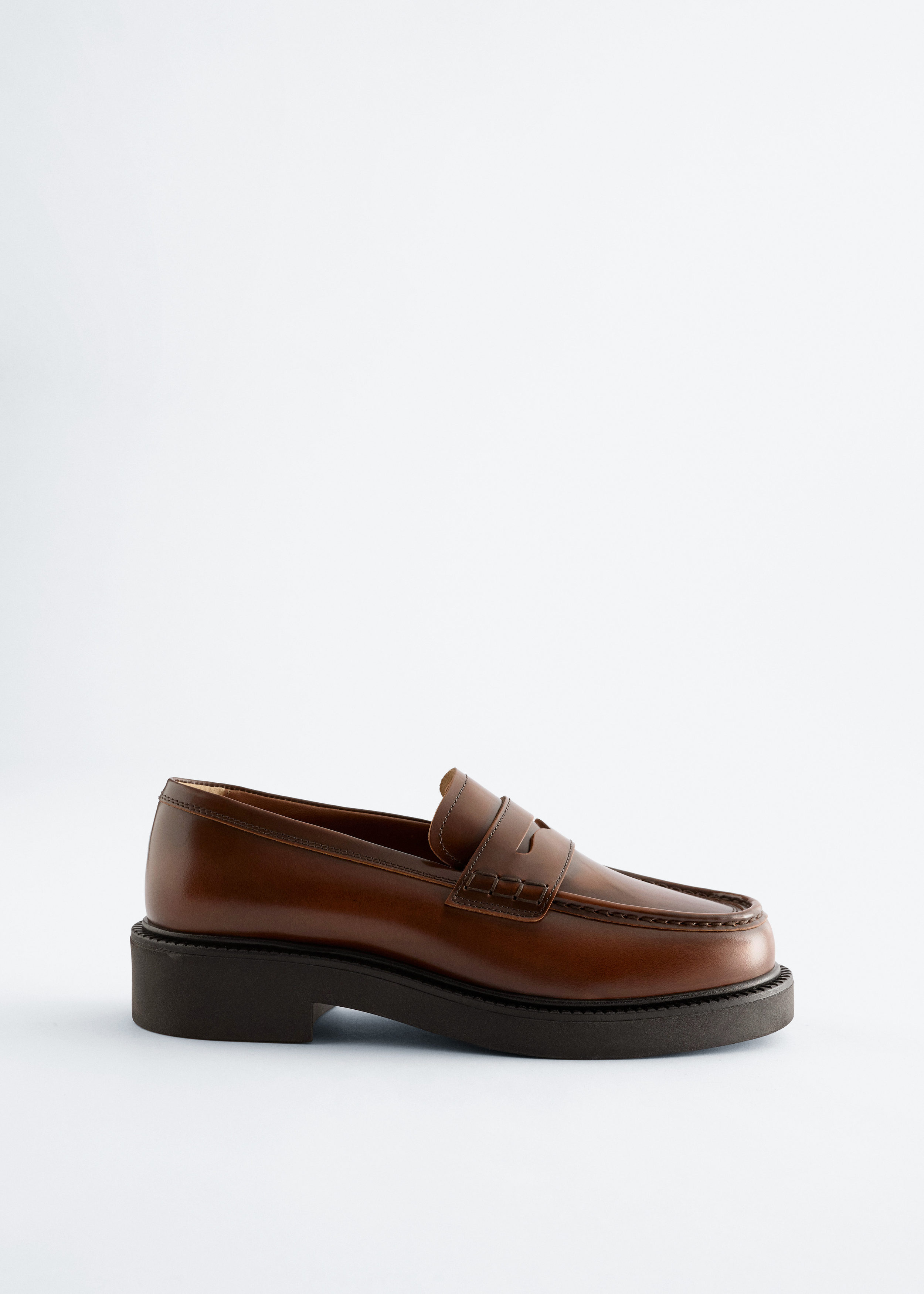 Chunky Leather Loafers