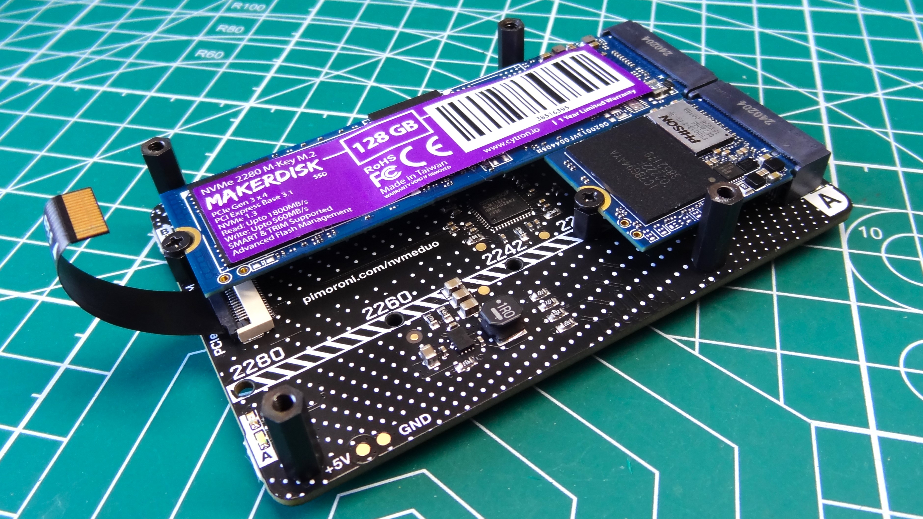 Pimoroni NVMe Base Duo