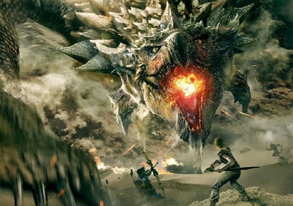 A movie poster for Monster Hunter.