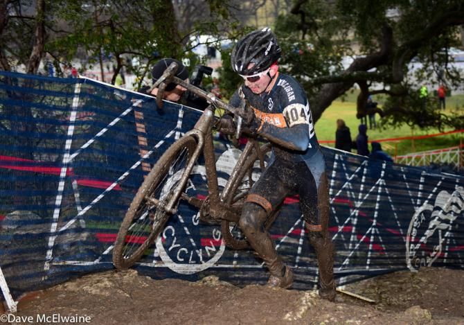 Collegiate racing at the USA Cycling Cyclo-cross National Championships in Austin.