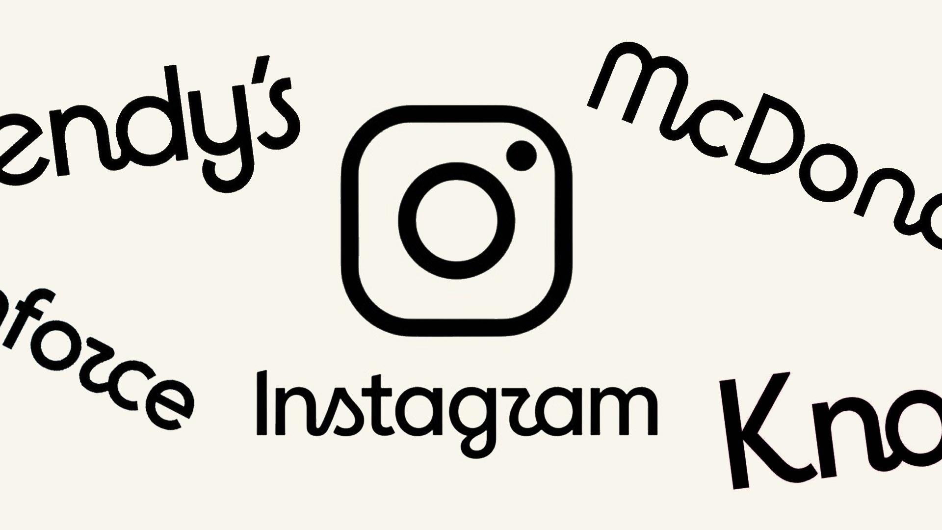 Brands mock Instagram's new logo design by changing their own wordmark