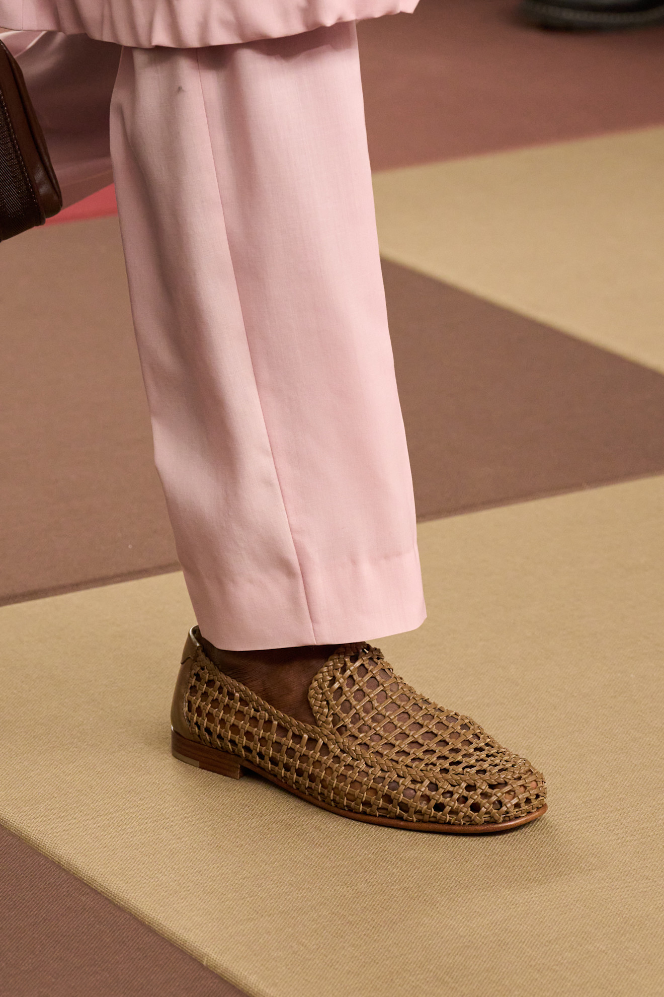 Woven sandals on Fendi Spring 2026 runway