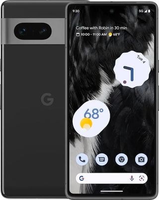 Google Pixel 7 front and back panels