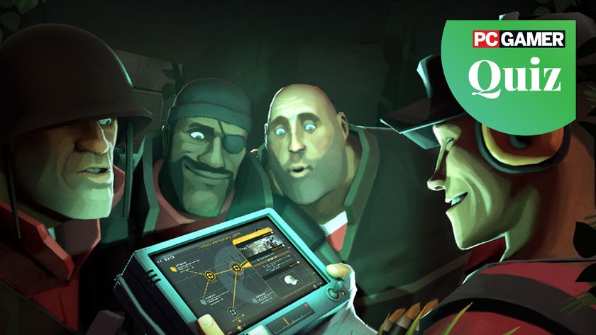 Characters from TF2 looking at a computer screen