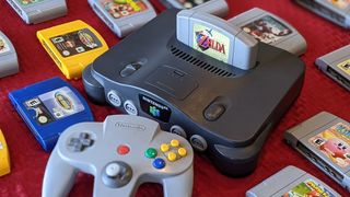 N64 With Cartridges
