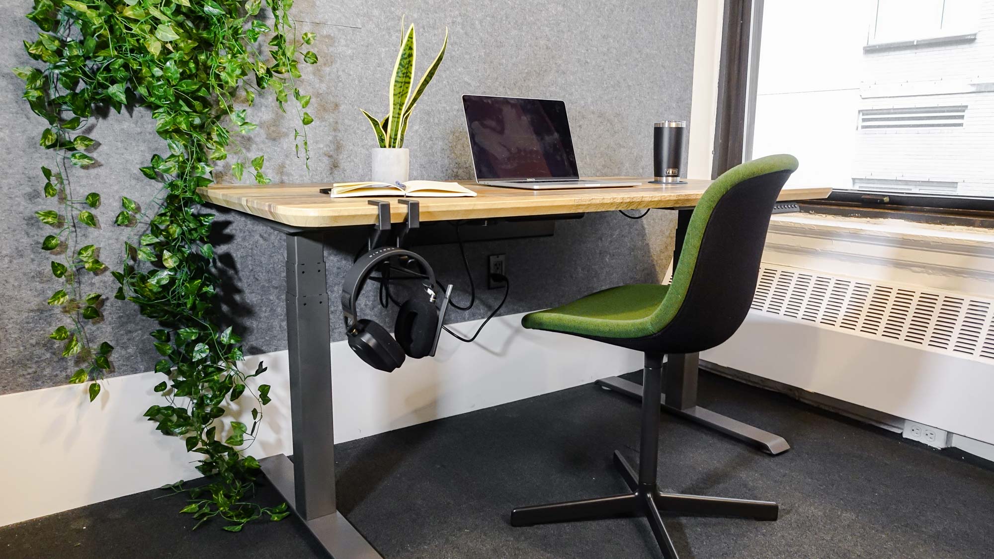 Varidesk deals butcher block