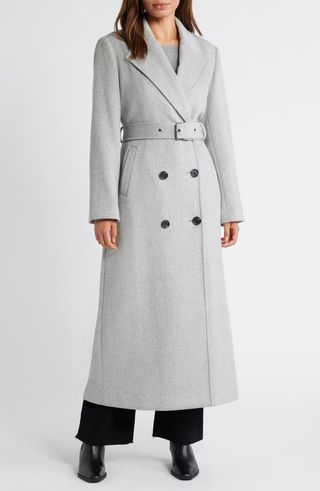 Double Breasted Twill Coat