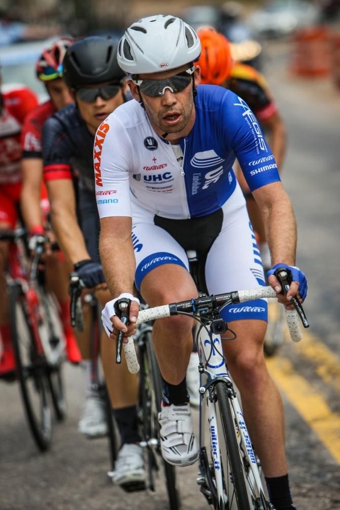 Jonny Clarke (UnitedHealthcare) drives the break