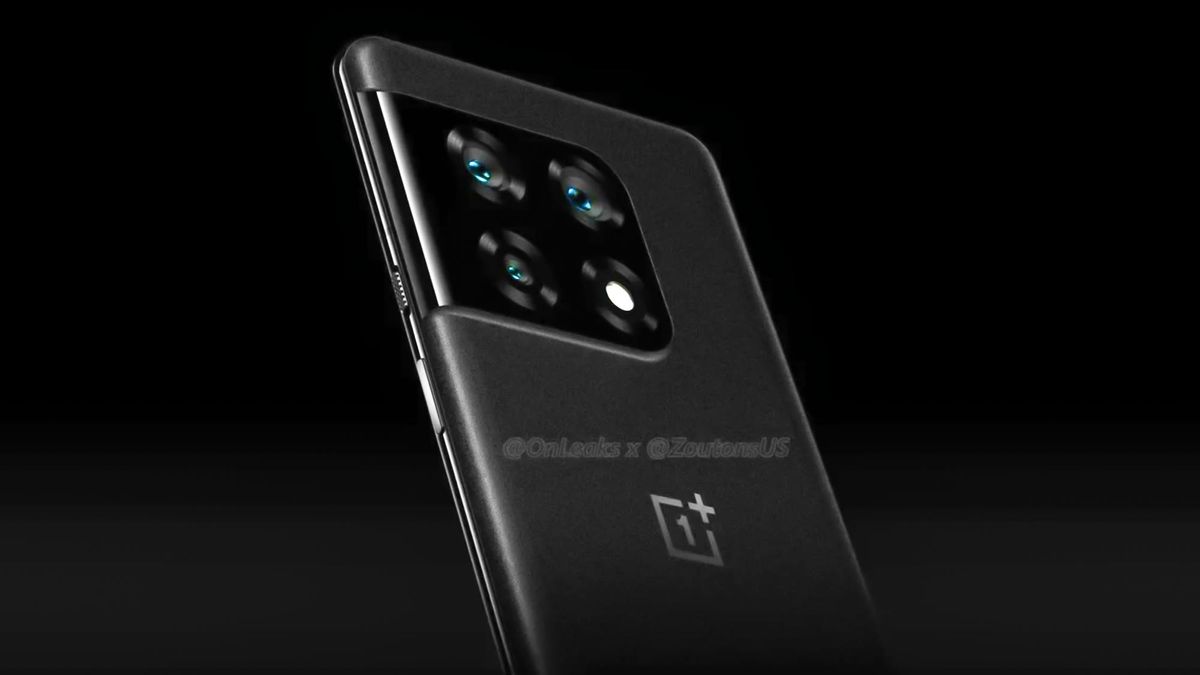 oneplus 10 pro alleged render showing the back at an angle