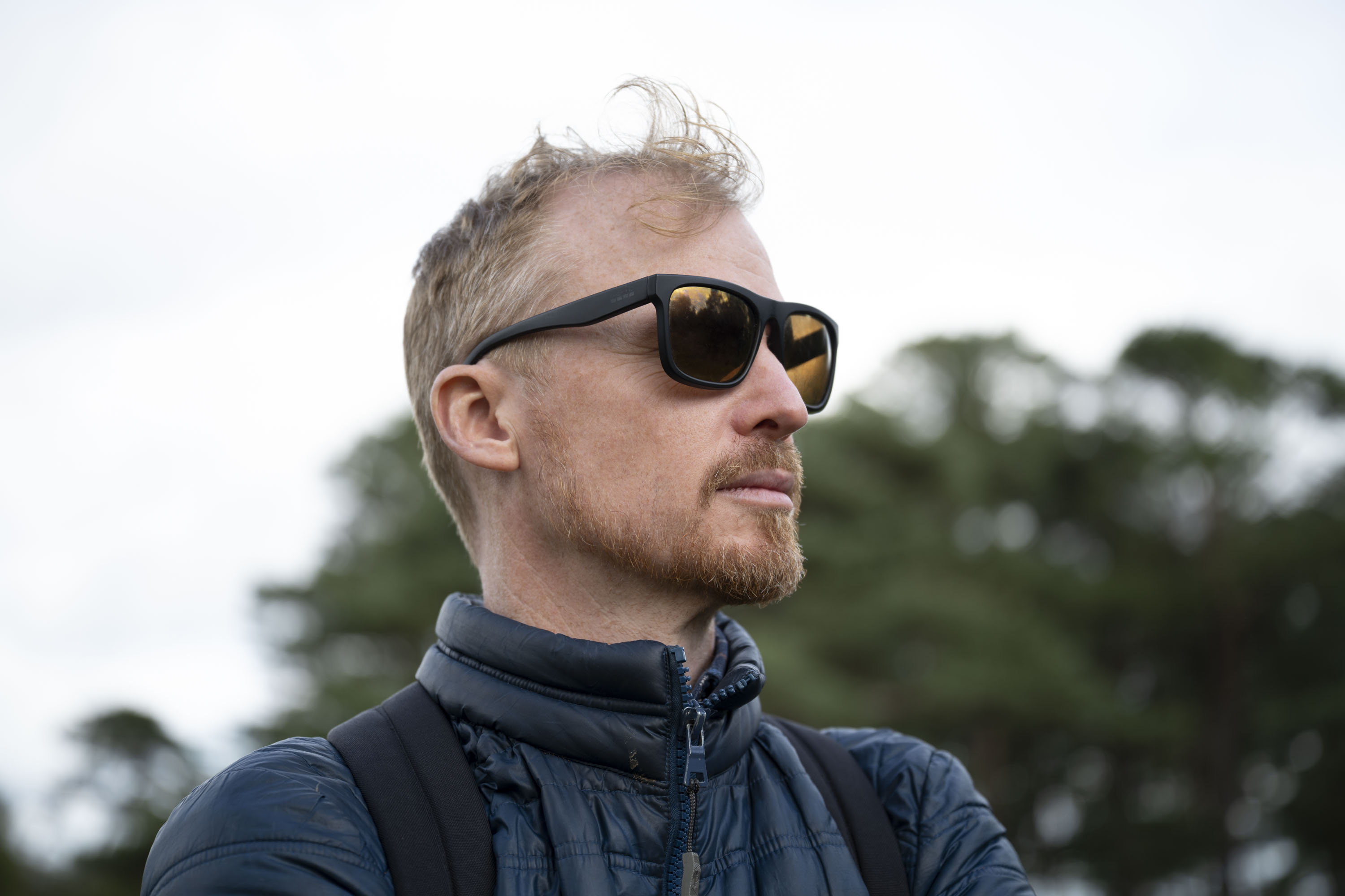 Nikon Z 24-70mm f/2.8 S II sample gallery: man in sunglasses and winter jacket