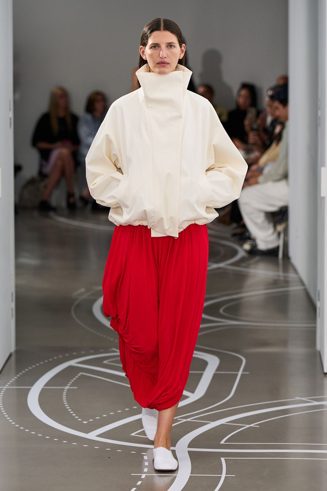 new york fashion week models wearing wearable clothes for spring 2027