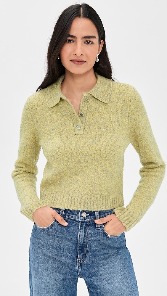 Le Bop Wren Boucle Polo Sweater