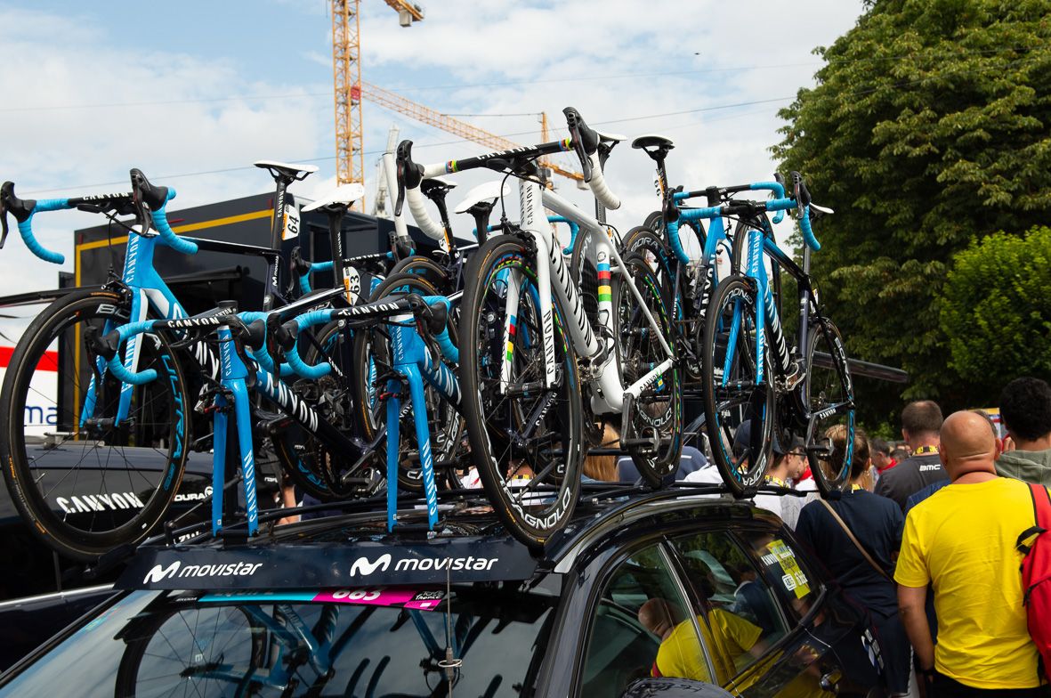 Most teams at the race will have second time trial bikes in case of any mechanicals but a second team car will also follow with road bikes for an absolute worst case scenario