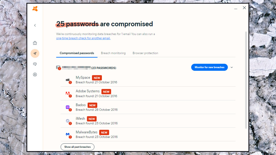 Avast One: Password Protection