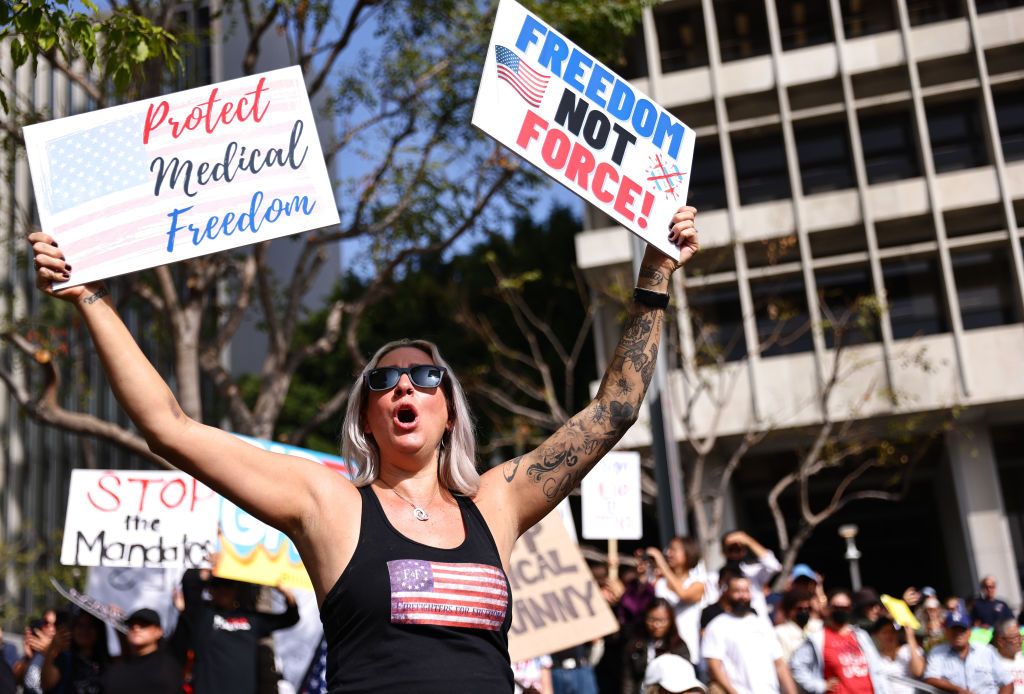 Anti-vaccine protest