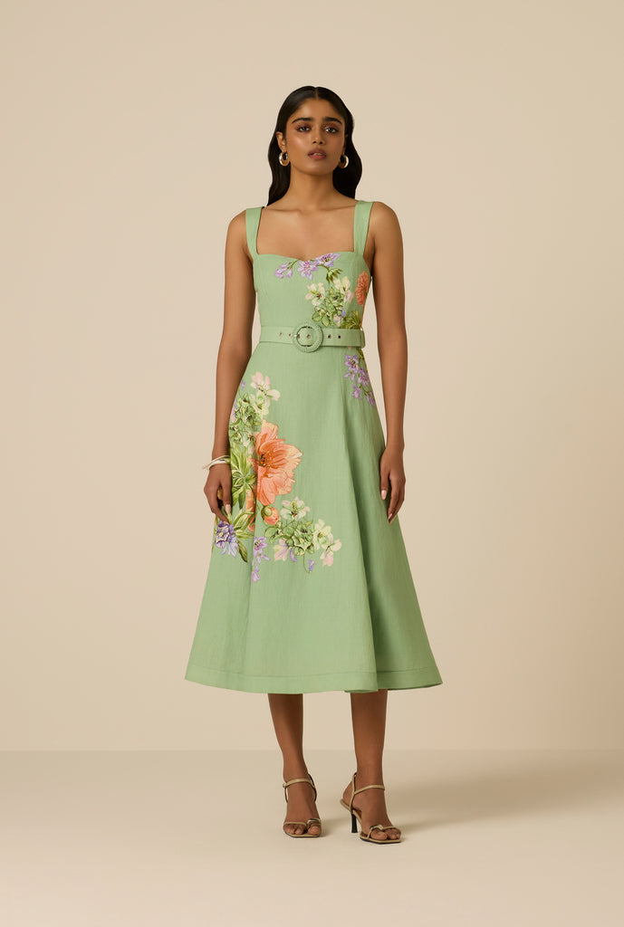 Cove Buckle Midi Dress