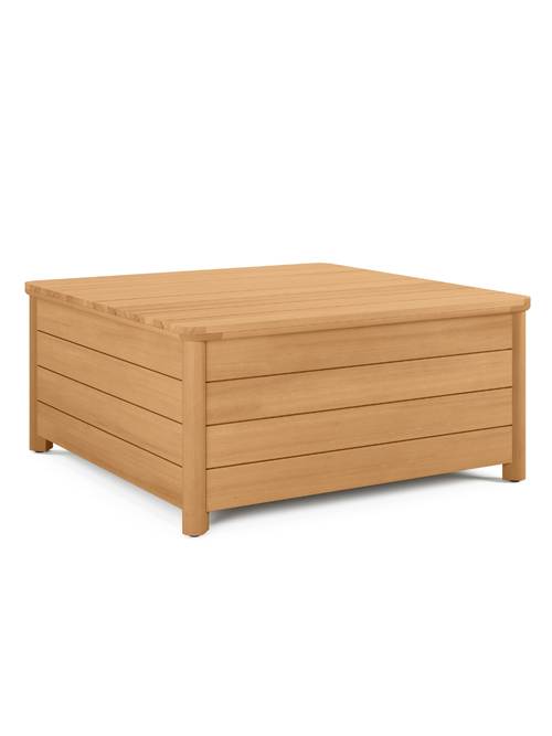Elise 34.75" Outdoor Storage Coffee Table