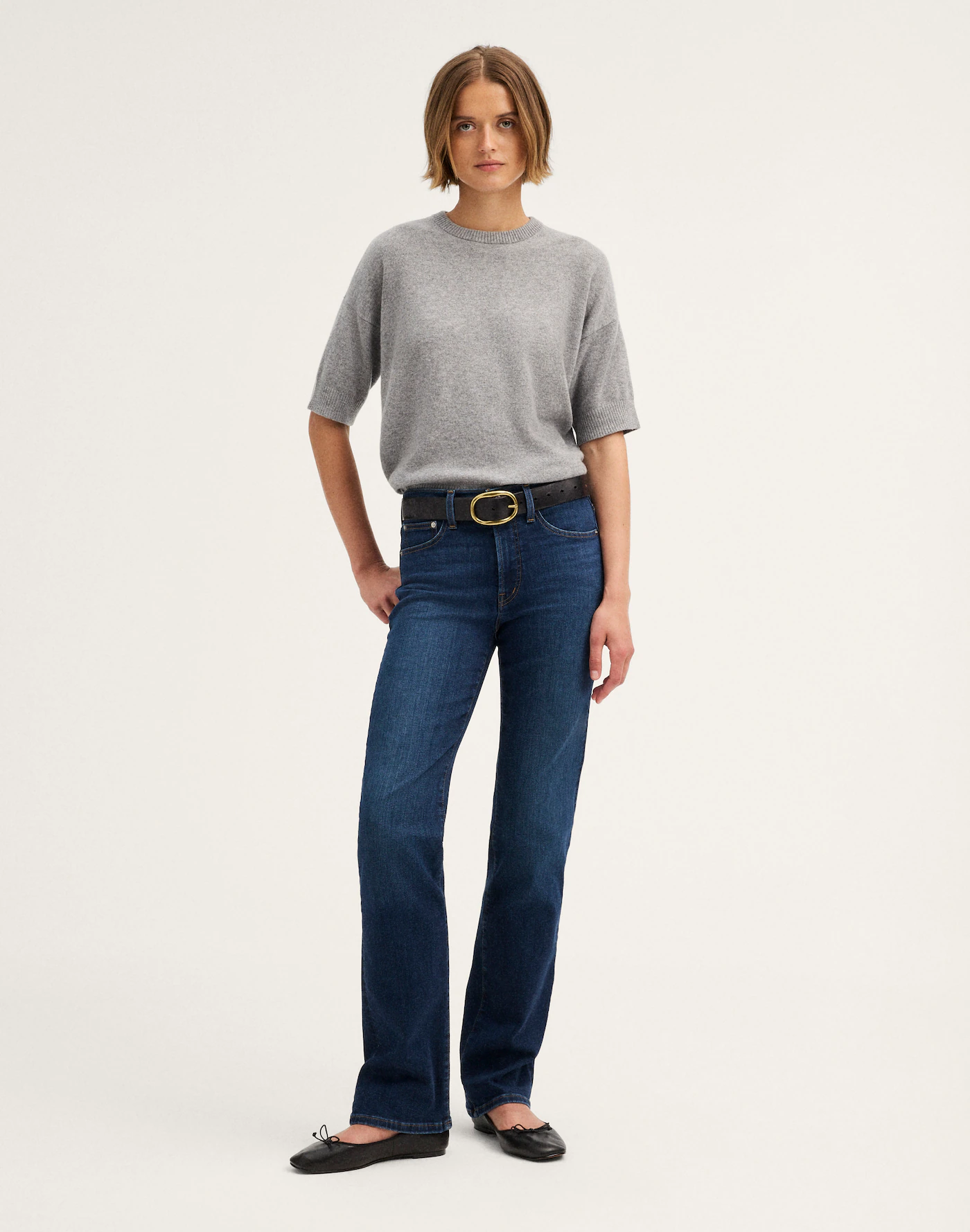 The Straight Jean in Super Stretch Denim