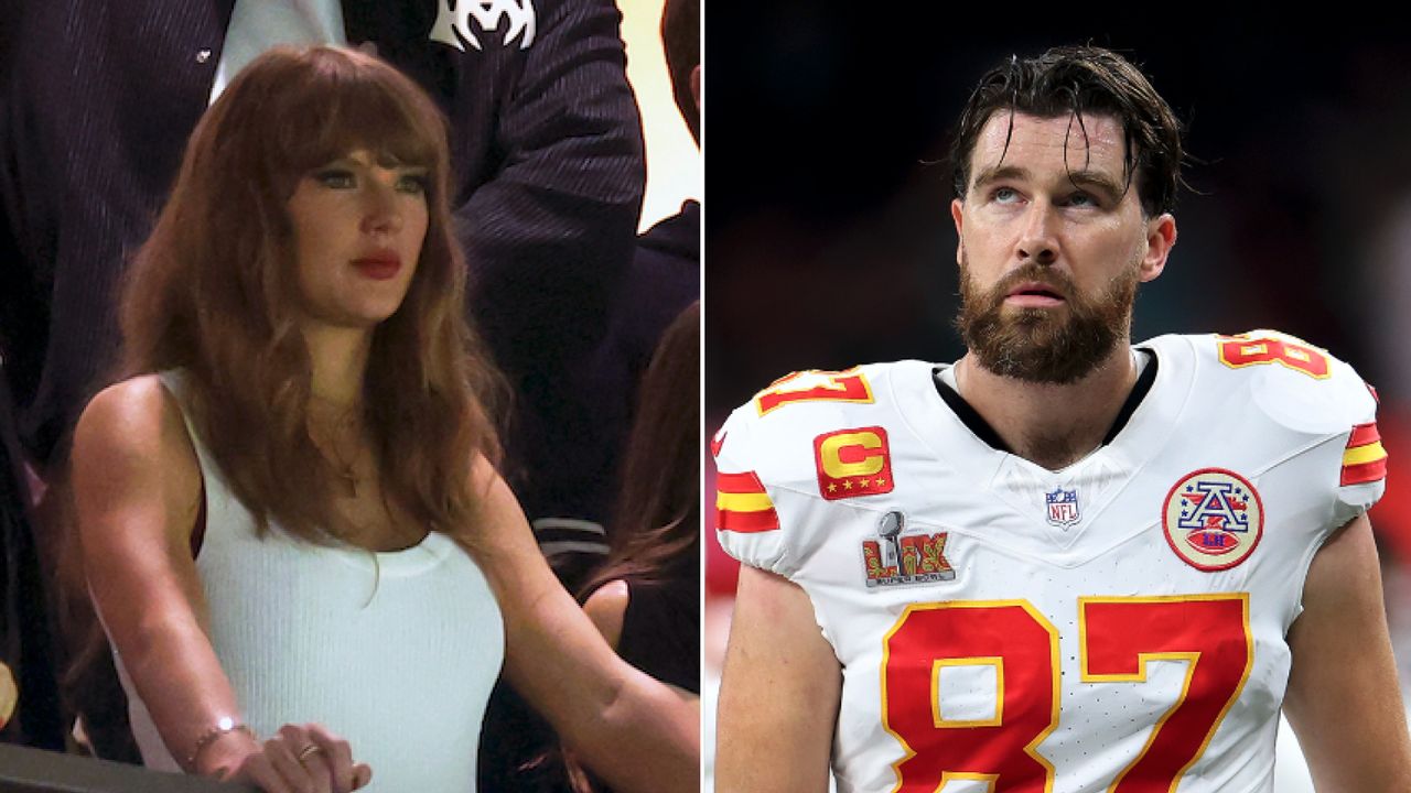 Travis Kelce looks devastated after losing the Super Bowl 2025 at which his girlfriend Taylor Swift was booed