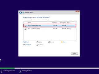 Select Windows 11 target drive