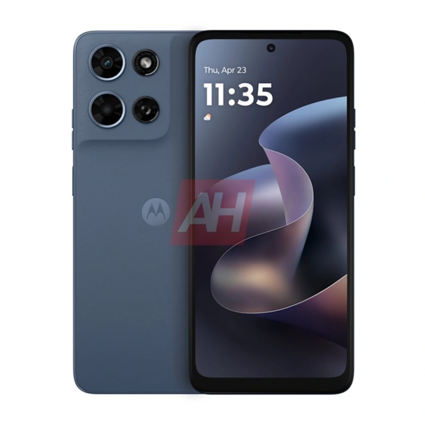 A leaked render of the Moto G 2026 with the same design as its 2025 counterpart. There&#039;s a square camera housing on its back and rather noticeable bezels around its display.