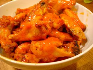 Turns out, spicy buffalo wings don't hurt your taste buds.