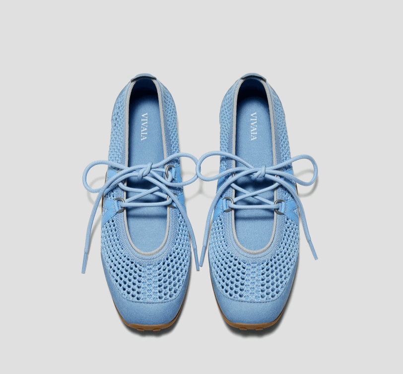 Square-Toe Hybrid Mesh Mary Janes (Cecily)