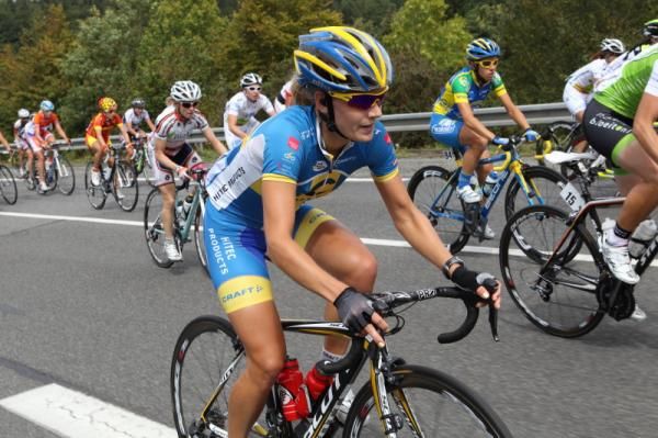 Third place in the World Cup at the start, Emma Johansson (Hitec Products)