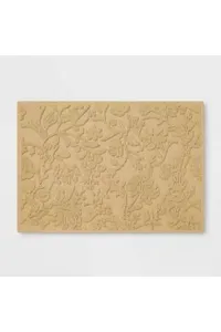 Threshold 30"x21" Floral Bath Mat Yellow Floral: $18 at Target