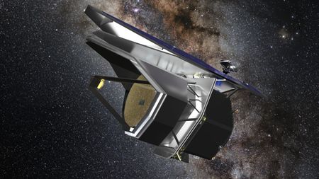 a rendering of NASA's proposed PRIMA telescope