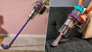 Dyson V11 vacuum (left) vs Gen5detect (right)