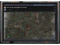 On the map you see enemies, transitions and hideouts.