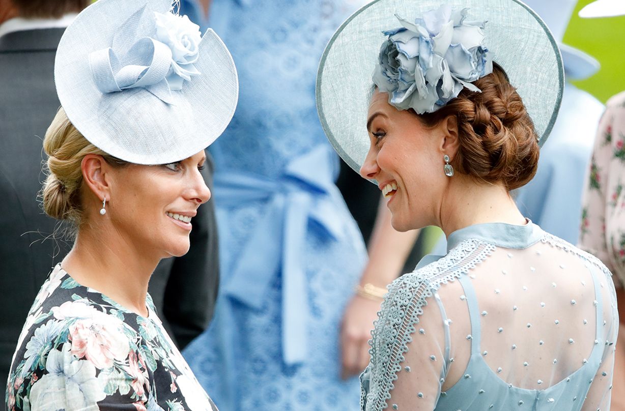 zara tindall channels kate middleton royal ascot lockdown outfit