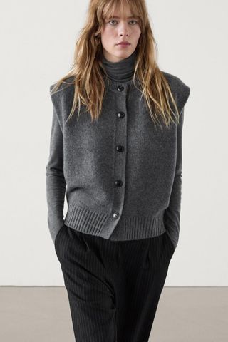 100% Wool Knit Vest