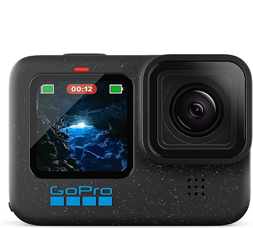 The GoPro Hero12 Black on a white background