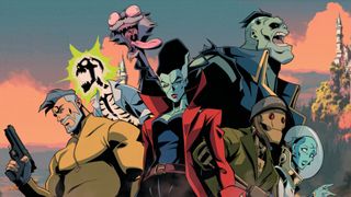 Promotional image from the DC Studios animated series Creature Commandos, which shows the titular team.