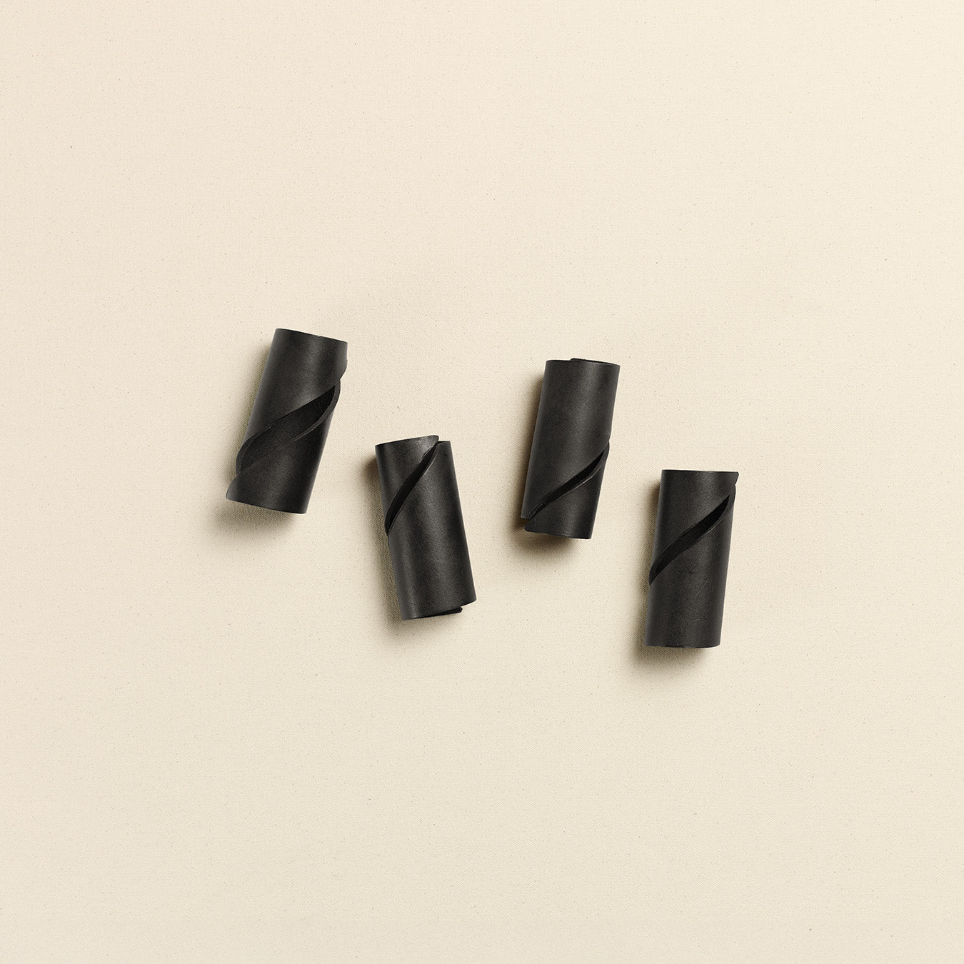 Leather Napkin Rings - Set of 4, Style No. 1