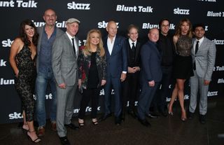 The cast of Blunt Talk