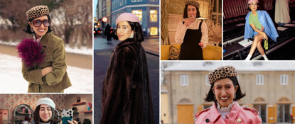 April Lockhart wearing hats