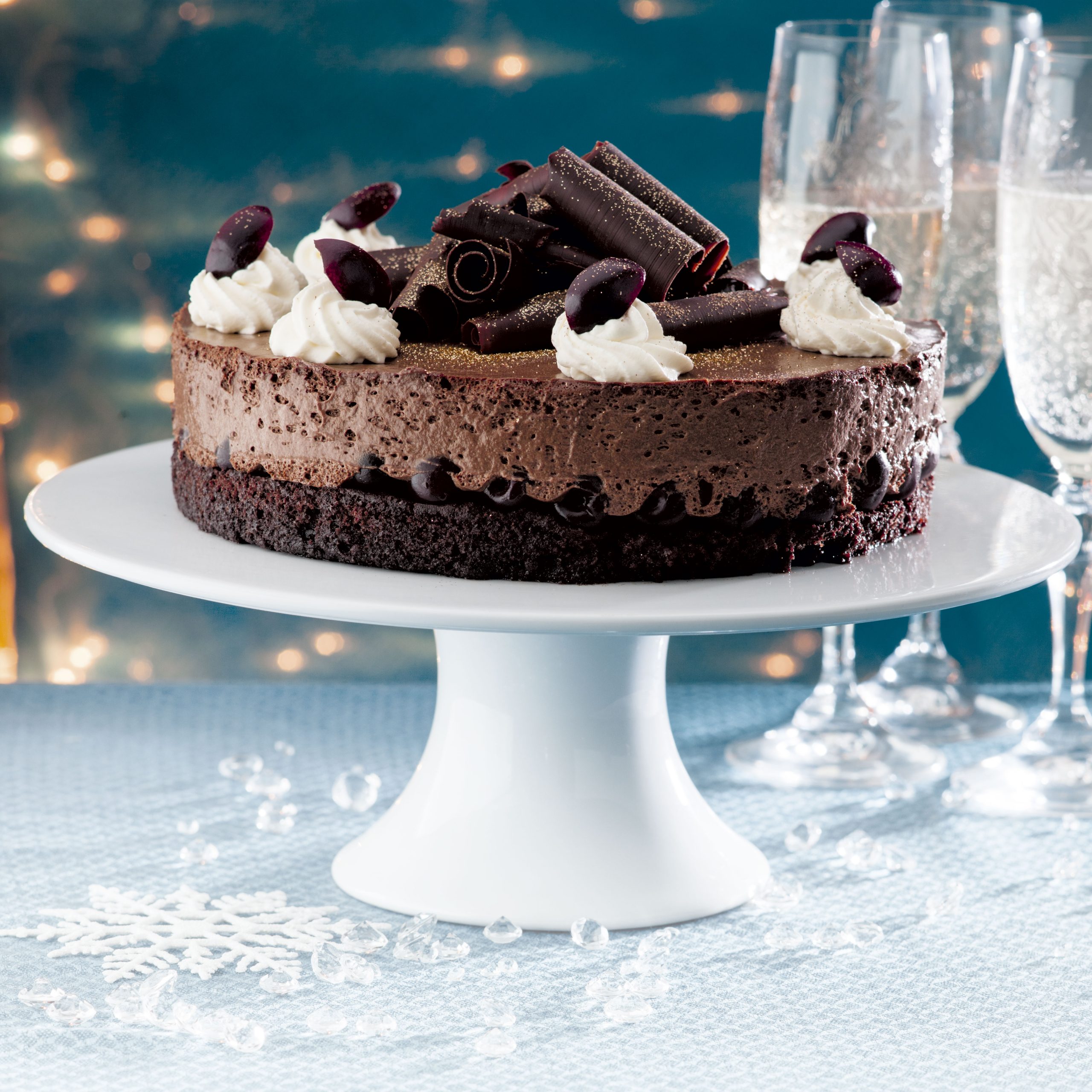 Cherry Chocolate Mousse Cake | Woman & Home