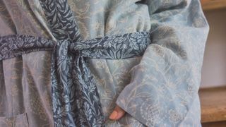 The Biglet In Bed X Morris & Co sleepwear, worn on a woman
