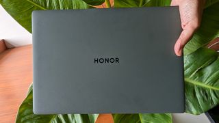 Images of the Honor MagicBook Art 14 with detachable webcam