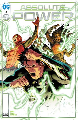 Dan Mora's main cover for Absolute Power #4.