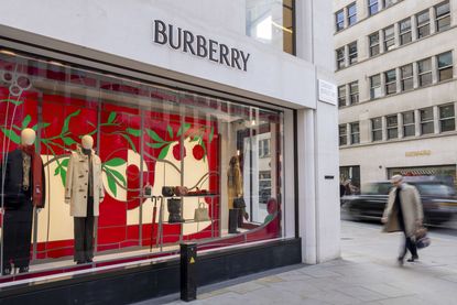 A Burberry boutique in London