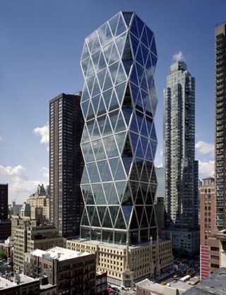 One of Foster + Partner's most recognisable projects, the Hearst Tower in New York