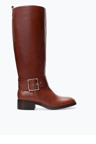 Zara Leather Riding Boot, £89.99