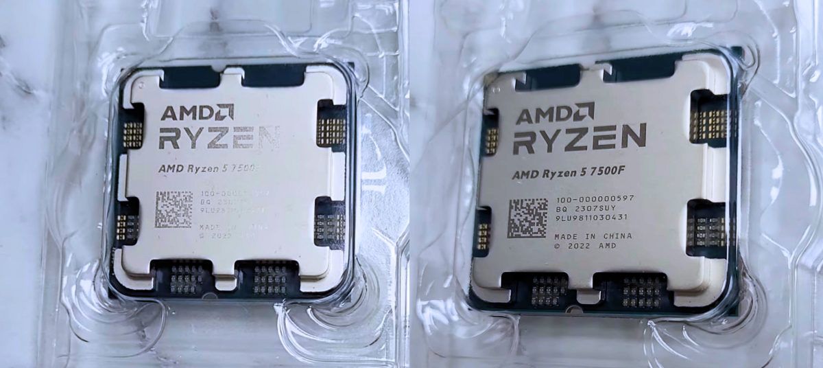 AMD Ryzen 5 7500F Tray CPU