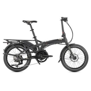 Vektron electric folding bike from Tern, featuring a mid-motor electric bike system and plenty of cargo capacity. 